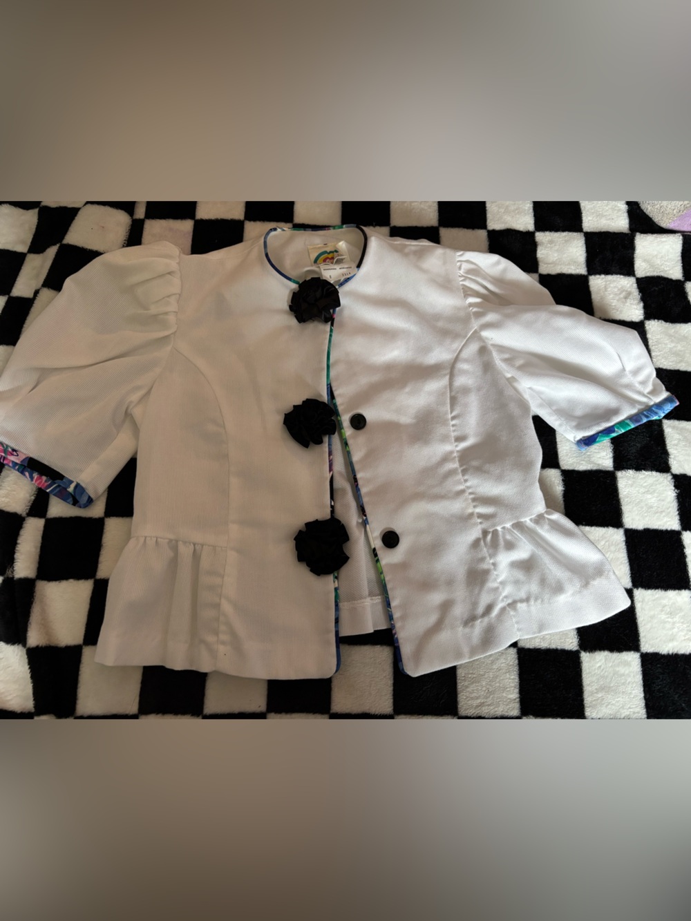 Girls size 8 vintage over coat